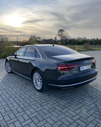 Audi A8 cena 159000 przebieg: 255000, rok produkcji 2016 z Pyzdry małe 56